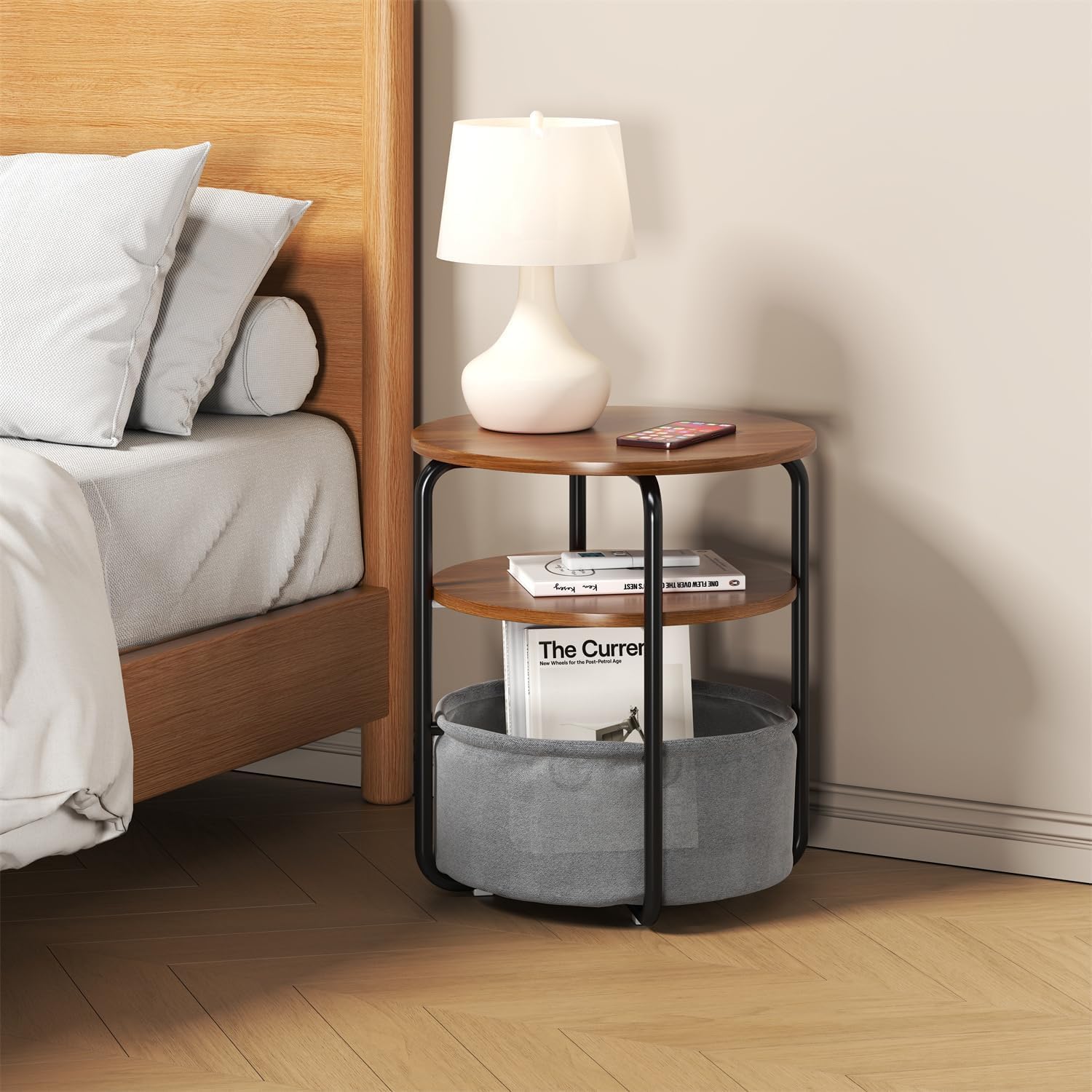 Luxury Bags Tier - Tavolino rotondo piccolo a 3 livelli