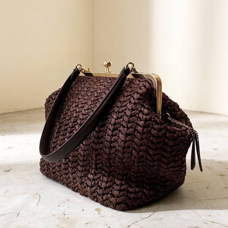 Luxury Bags Vintage - Borse da Spiaggia in Rafia Intrecciate