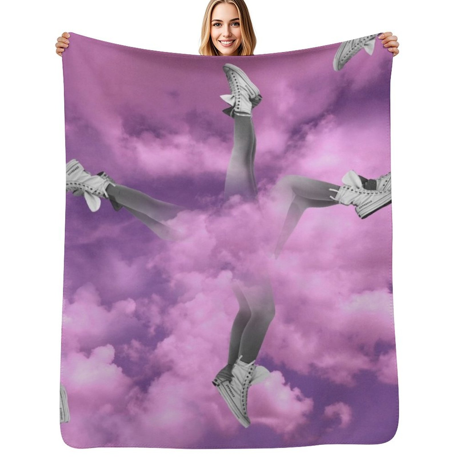 Luxury Bags Heaven - Coperta Decorativa Lussuosa e Spessa in