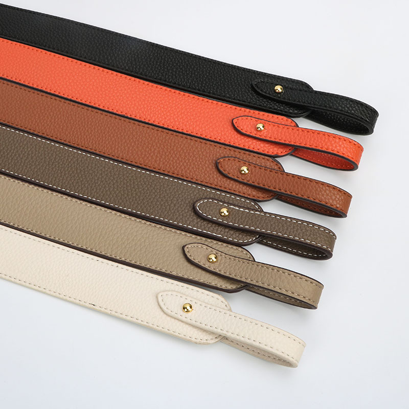 Belt Bag Leather Wide - Cinghie per borse in pelle di