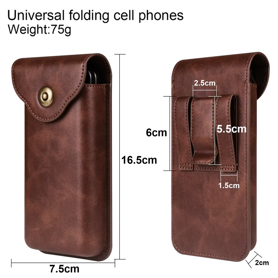 Custodia a marsupio con clip d - Belt Bag Leather Wide recensione e prezzo