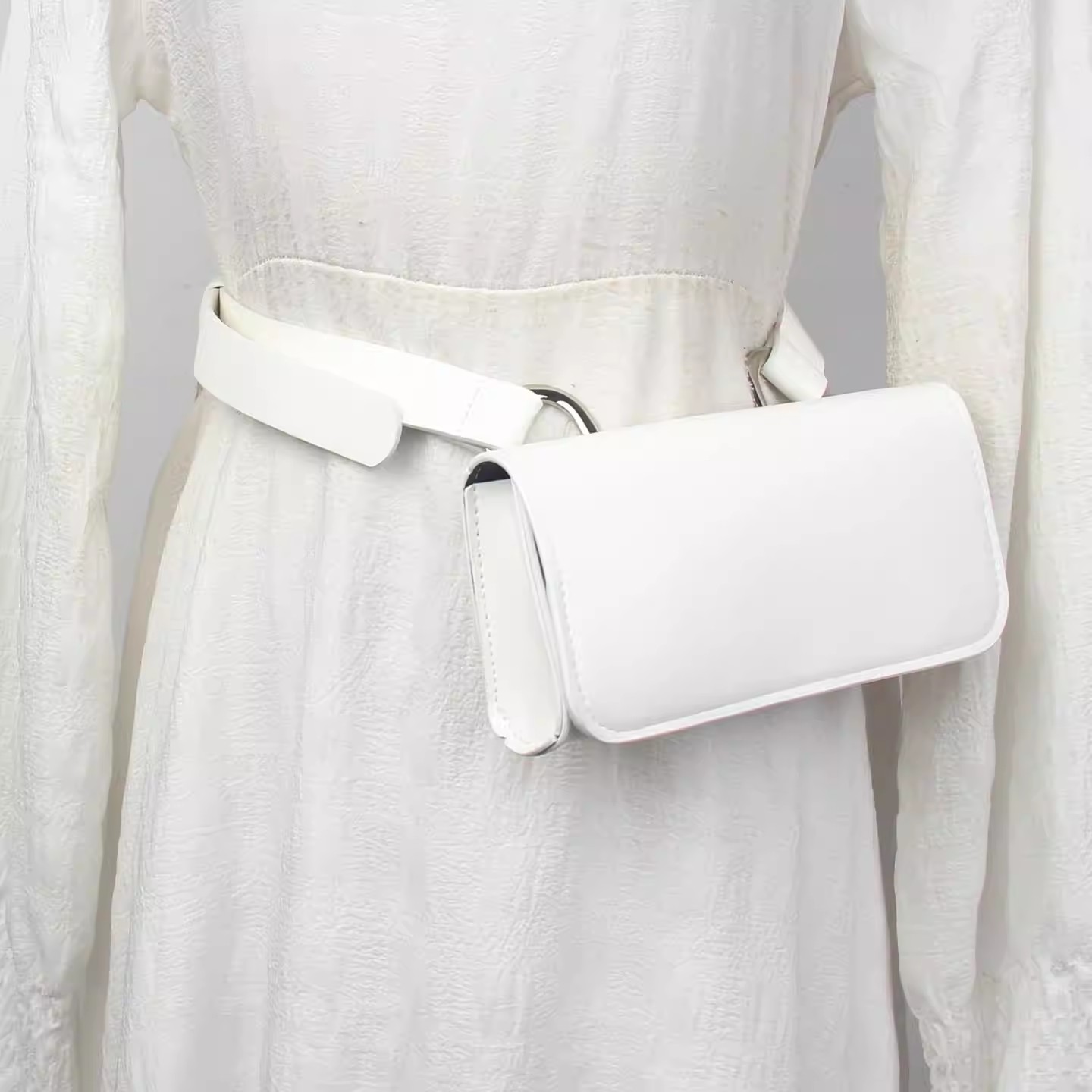 Cintura in Pelle PU per Uomo e - Belt Bag Leather Wide recensione e prezzo