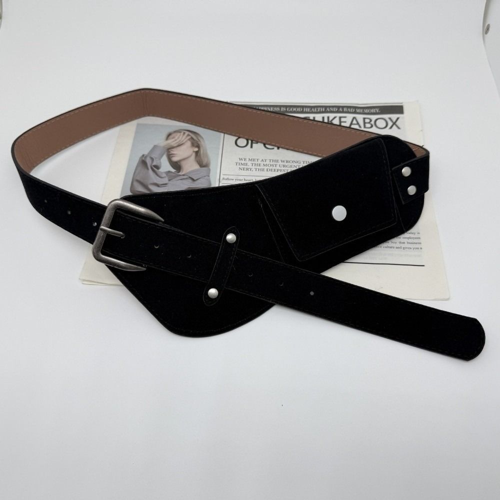 Cintura alla moda in PU con fi - Belt Bag Leather Wide recensione e prezzo