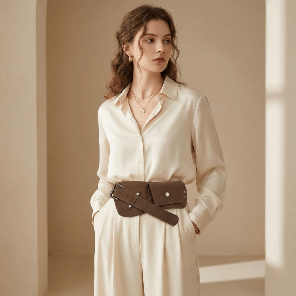 Cintura Larga in Stile Western - Belt Bag Leather Wide recensione e prezzo