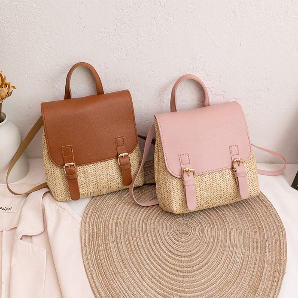 Zaino in Pelle PU e Paglia dal - Luxury Bags Vintage recensione e prezzo