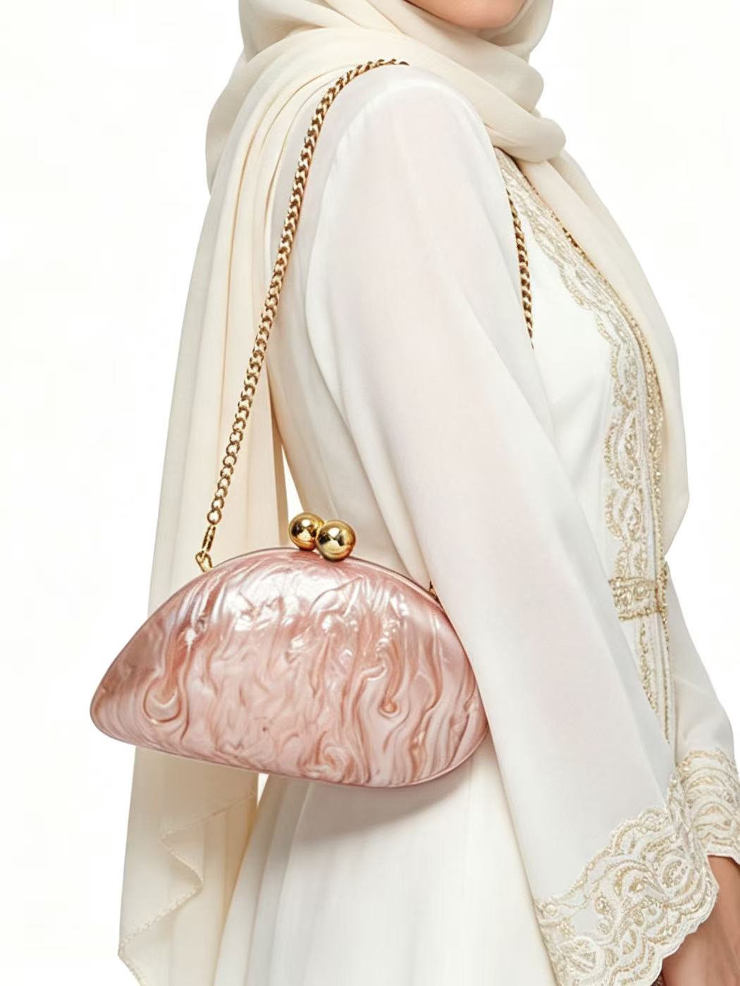 Borsa da sera in acrilico irre - Luxury Bags Sell recensione e prezzo