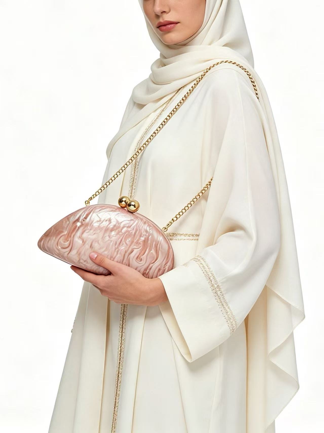 Borsa da sera in acrilico irre - Luxury Bags Sell recensione e prezzo